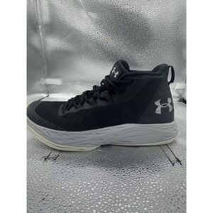 Under Armour Men's Size 9 Basketball Shoes Black Sneakers #2